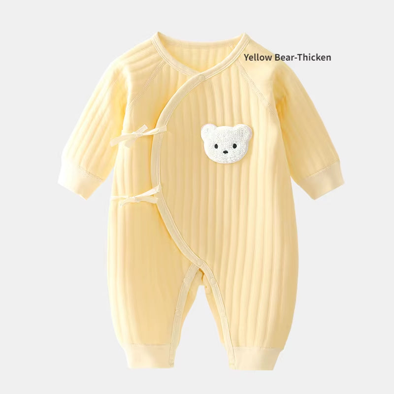 BearHug™ Baby Romper Set – Adorable One-Piece with Matching Hat for Boys & Girls