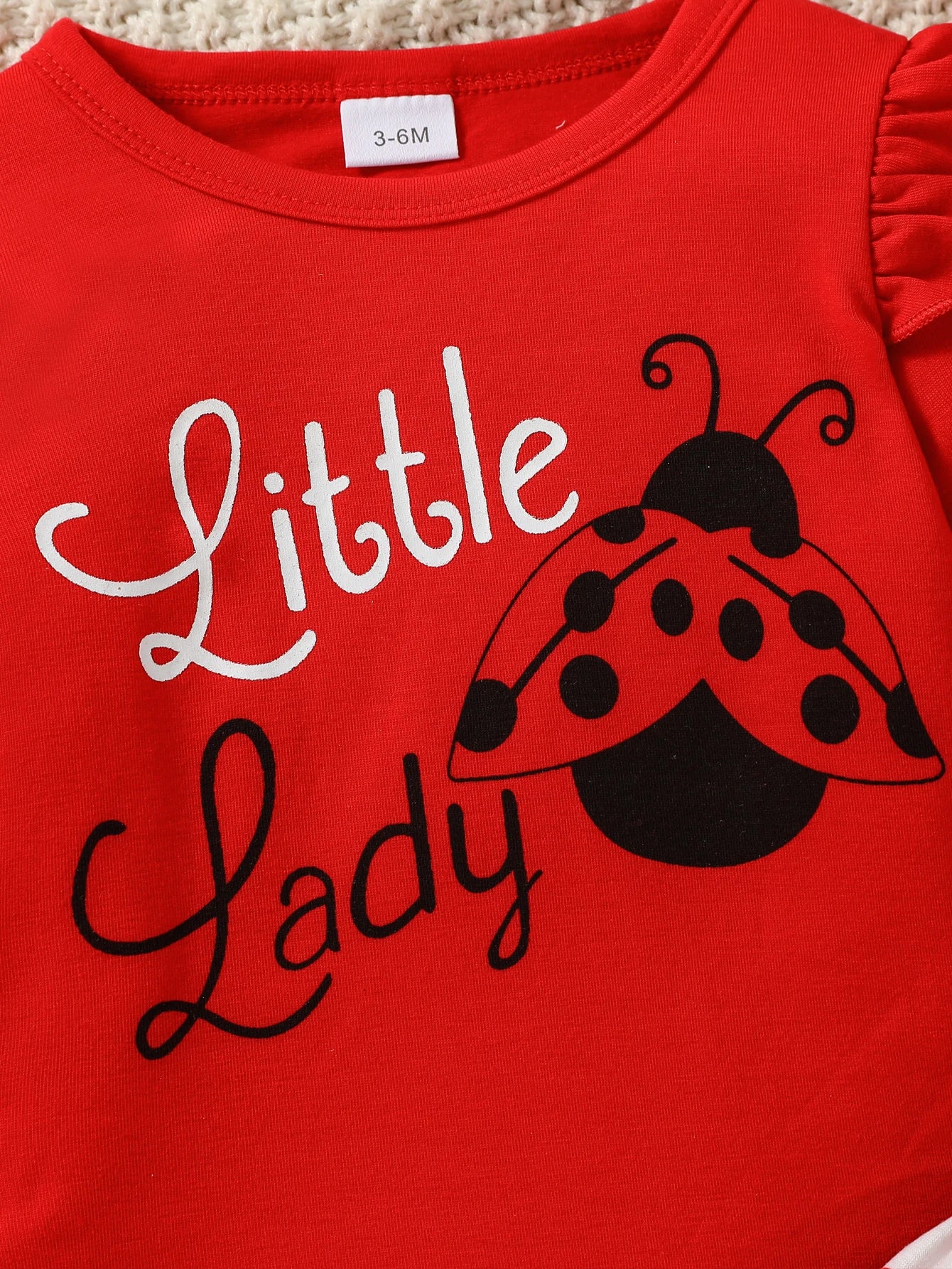 LadyLove – 3-Piece Baby Girl Outfit with Ladybird Bodysuit, Pants & Headband